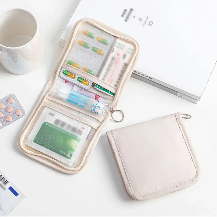 Travel Ziplock Bags - Mini custodia medica portatile pieghevole grande