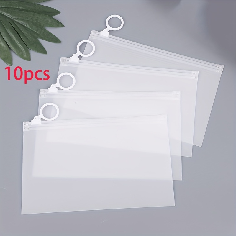 Reusable Zip Bag - 10 sacchetti portaoggetti da viaggio, sacchetti