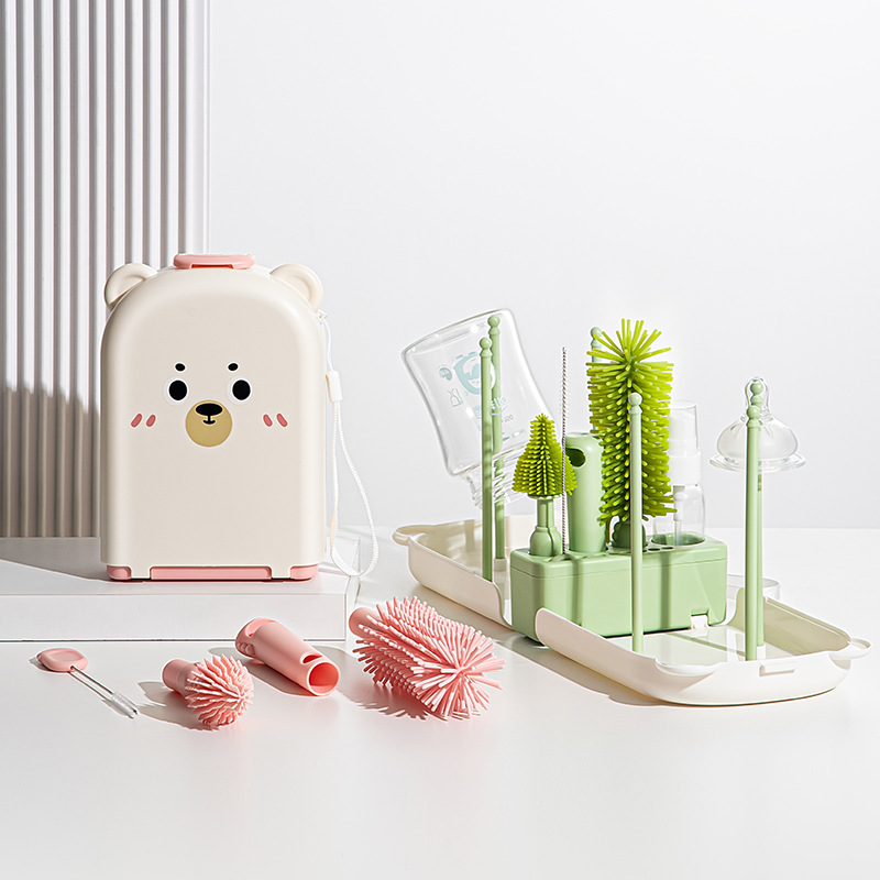 Travel Accessories For 1 Year Old - Set di spazzole per biberon da