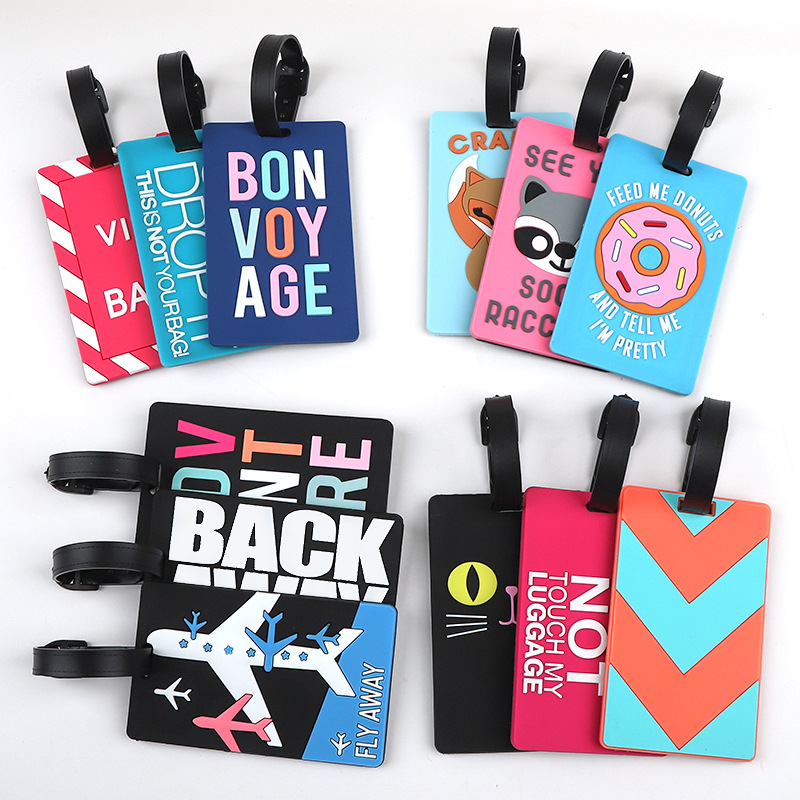 Travel Accessories List - 1pc Animale del fumetto PVC Etichetta