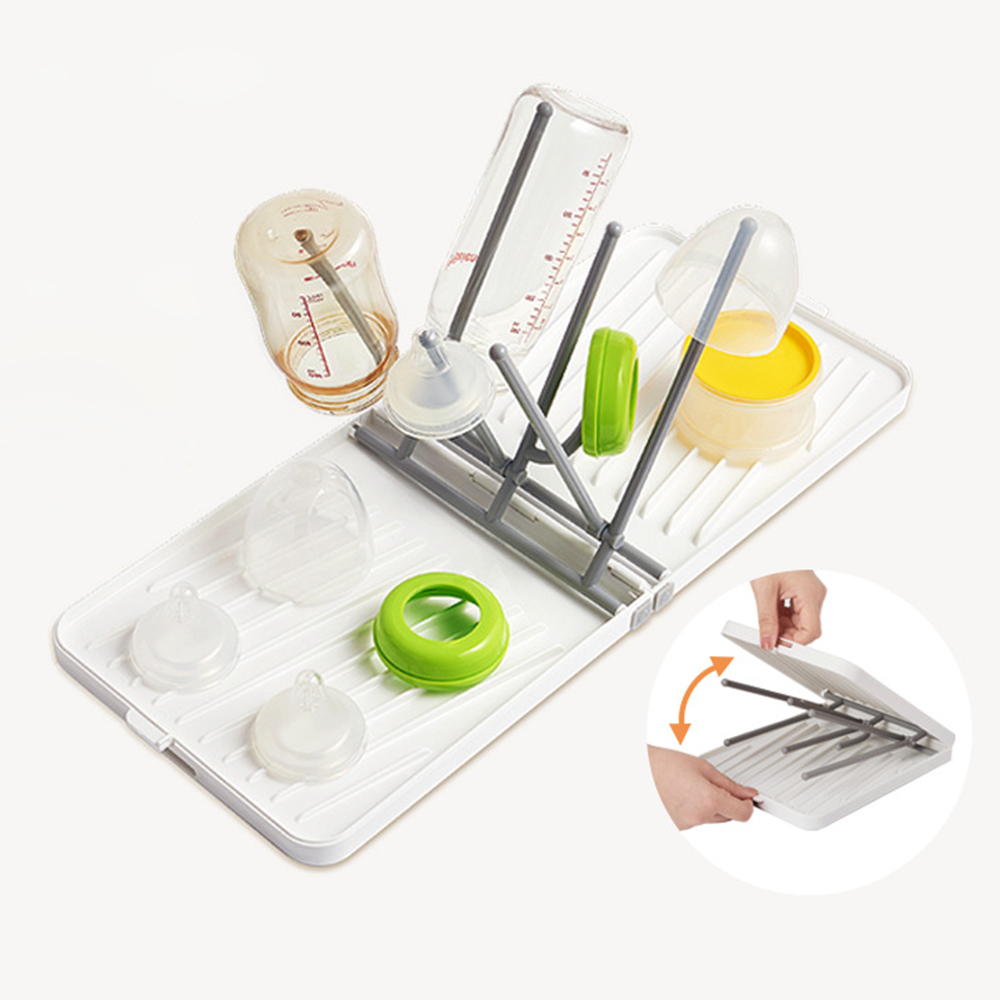 Travel Accessories For 1 Year Old - Stendibiancheria pieghevole per biberon con vassoio