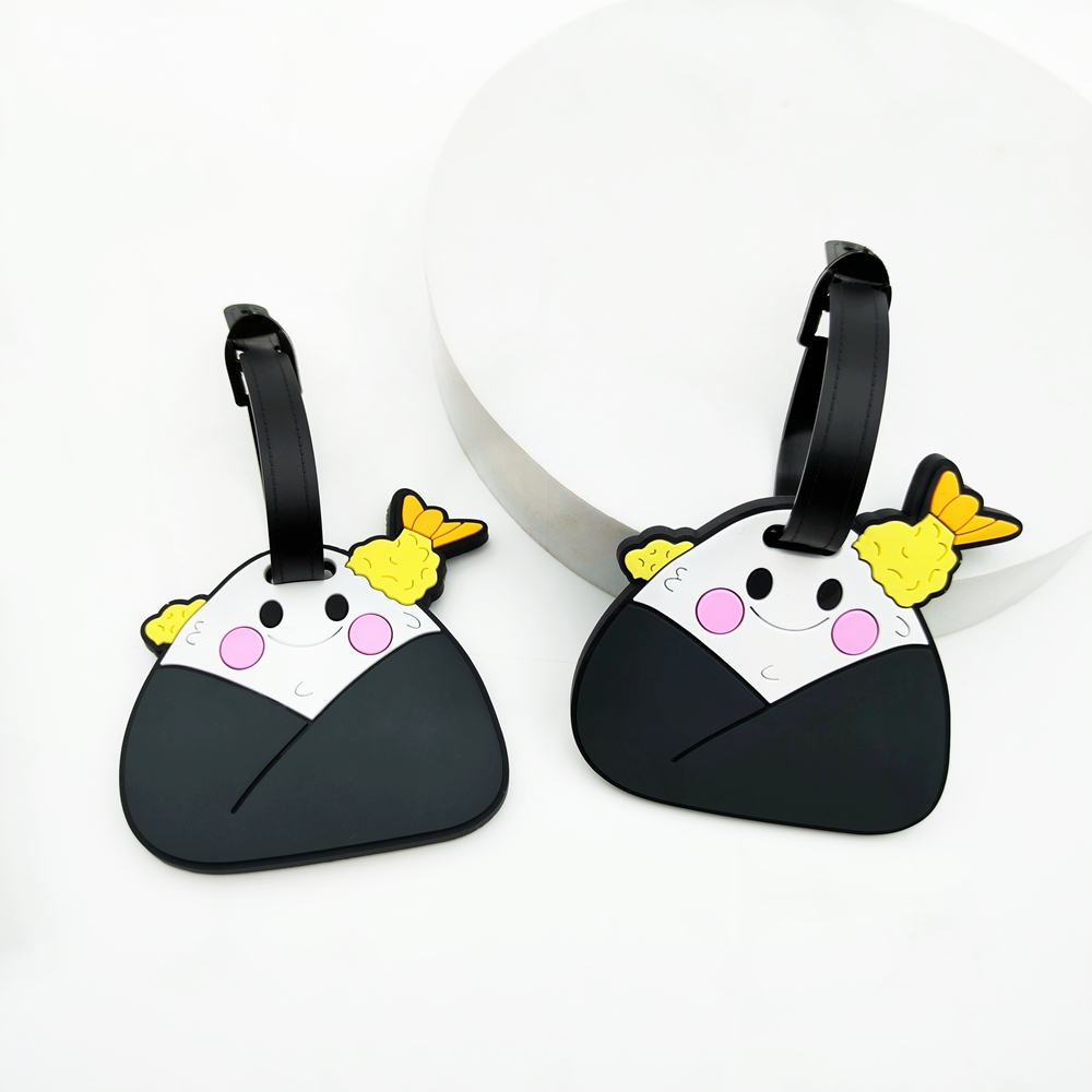 Travel Accessories List - 2pcs Cute Zongzi Food bagaglio Tag