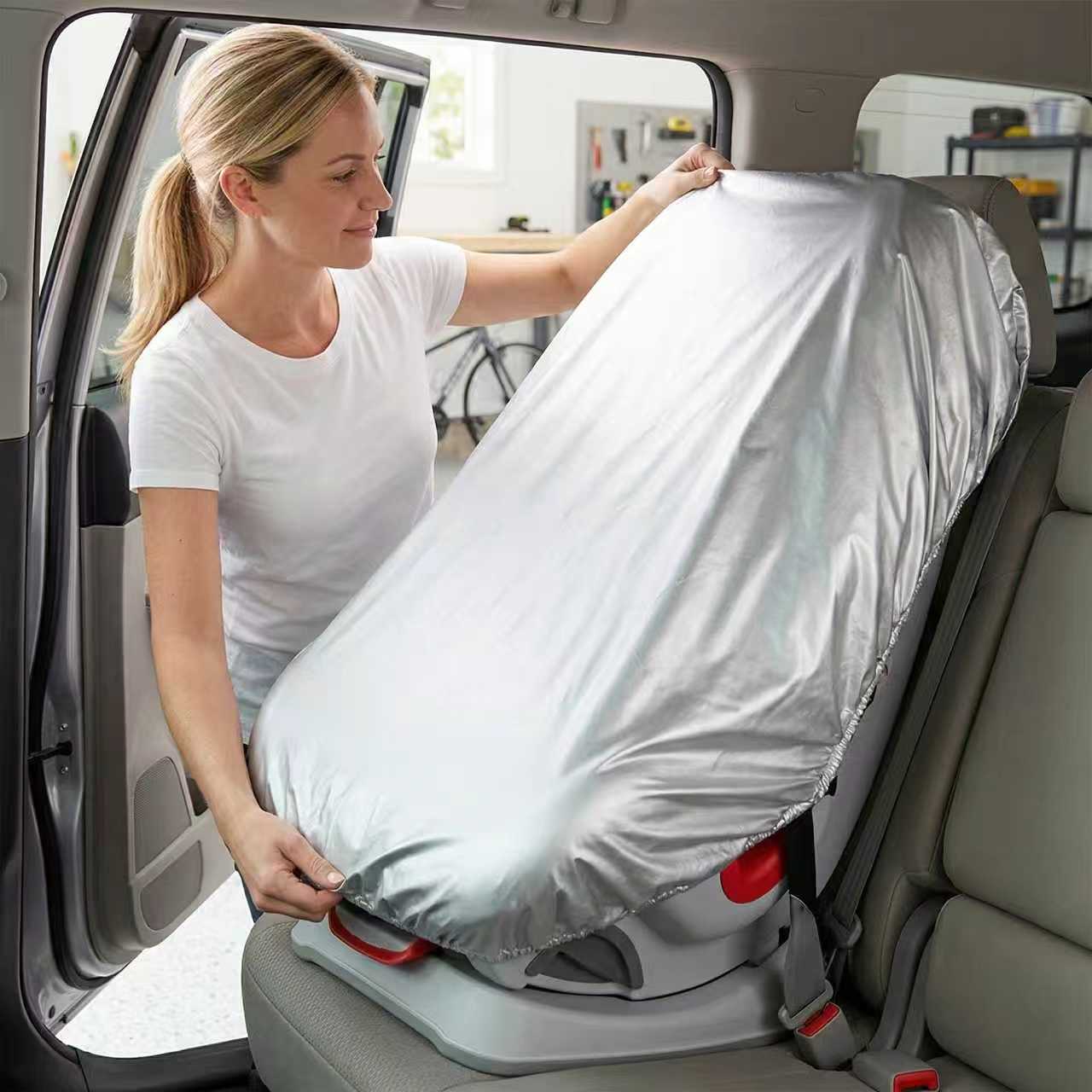 Travel Accessories For 1 Year Old - 1 Pezzo Parasole Argento per Seggiolino