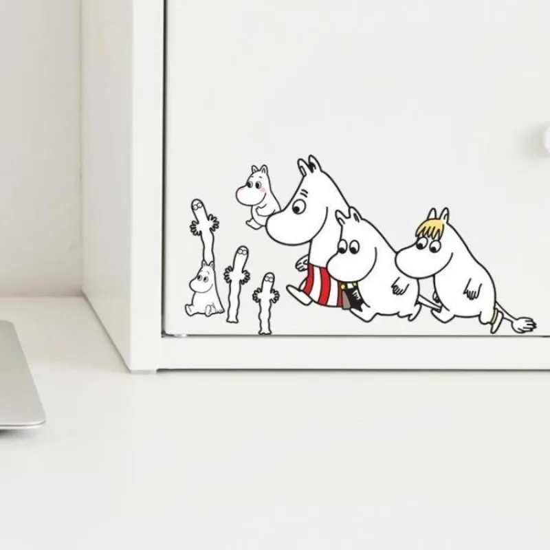 Sticker Luggage Decorative - Adesivi Decorativi Moomined con Simpatici Personaggi