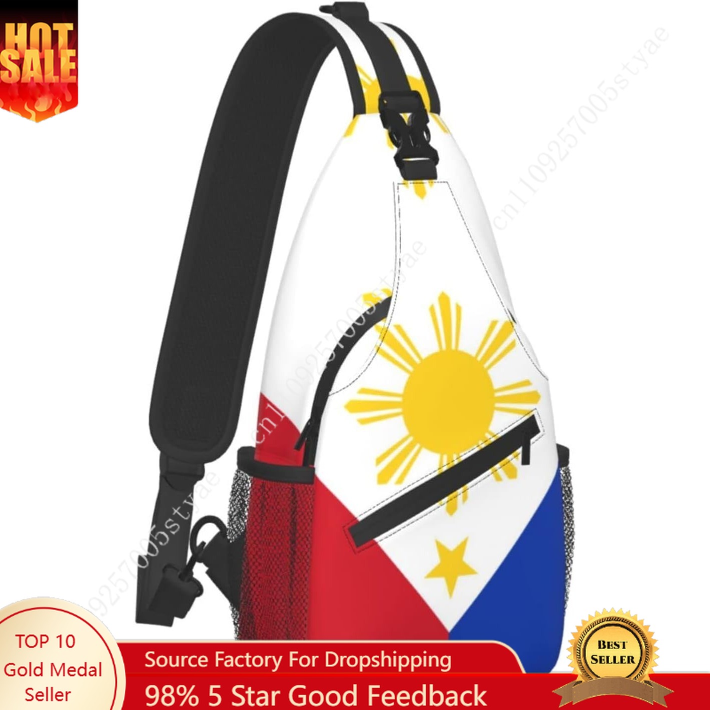 Zaino a tracolla con bandiera  - Travel Accessories Philippines recensione e prezzo