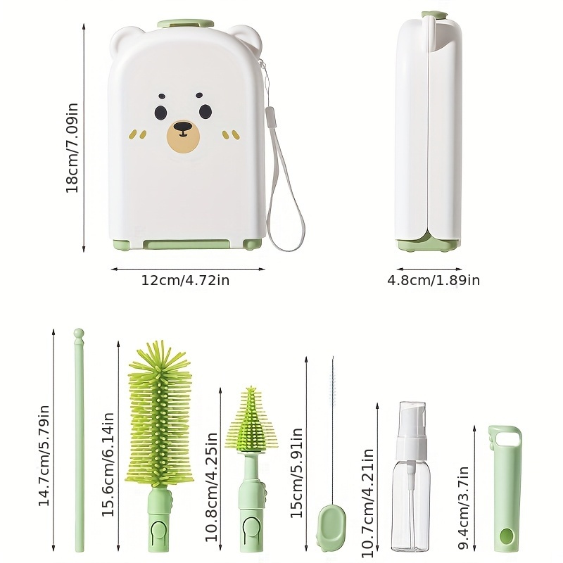 Set di spazzole per biberon da - Travel Accessories For 1 Year Old recensione e prezzo