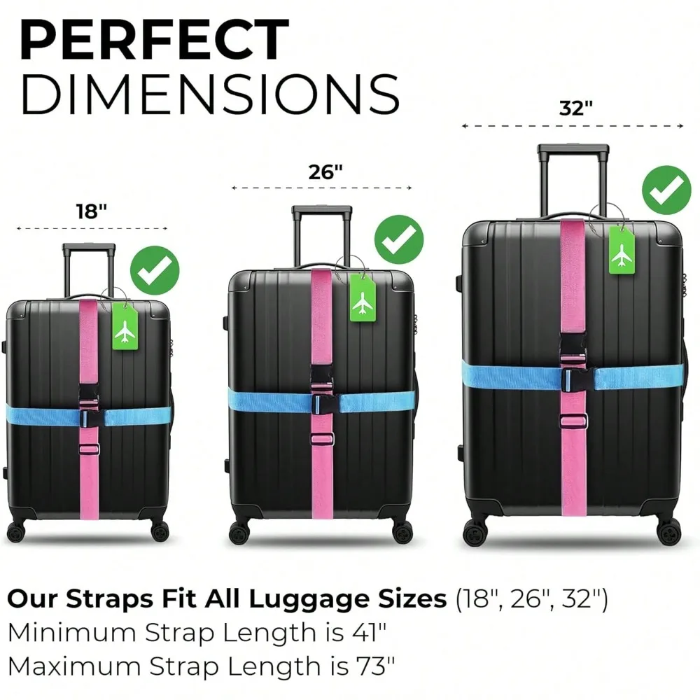 Set di cinghie per bagagli con - Travel Accessories List recensione e prezzo