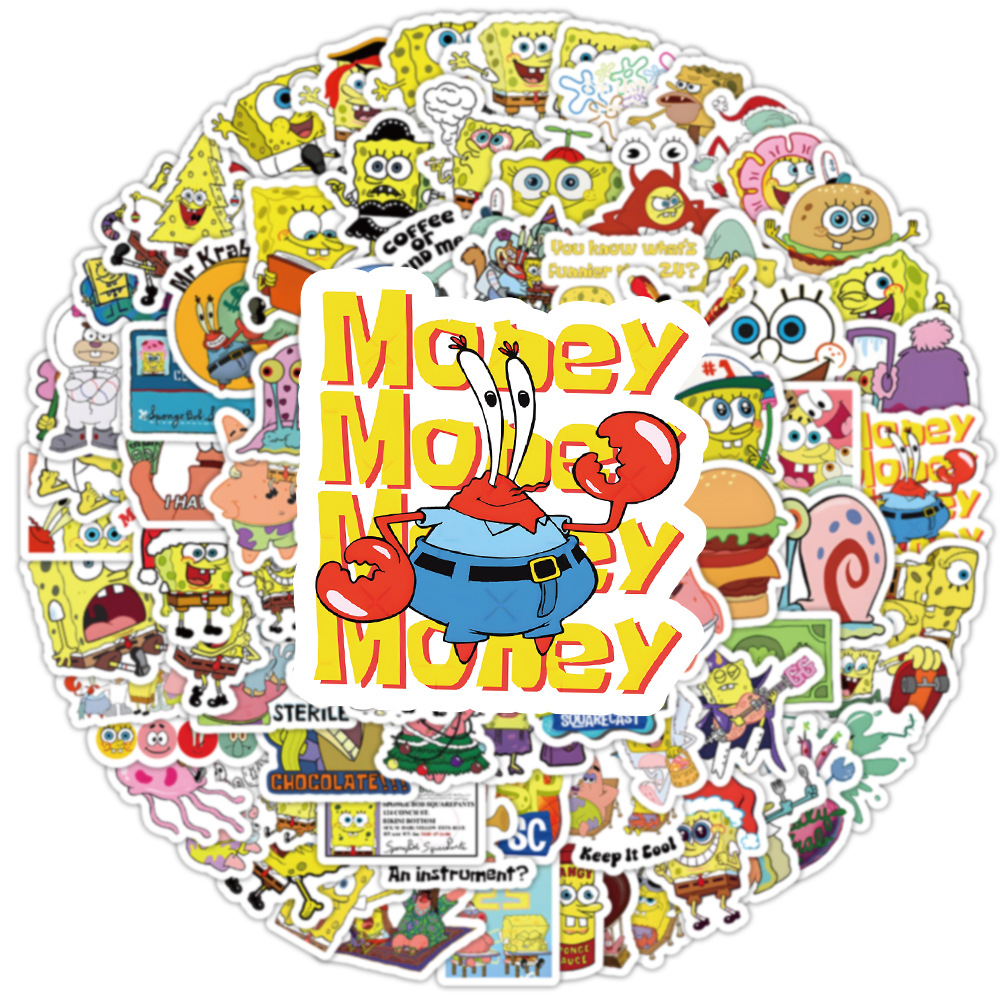 100 Pezzi Adesivi Kawaii Spong - Sticker Luggage Decorative recensione e prezzo