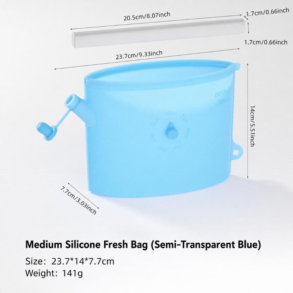 Sacchetto in Silicone per la C - Reusable Zip Bag recensione e prezzo
