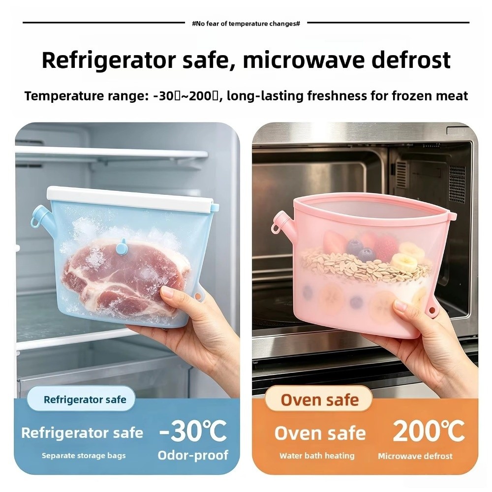 Sacchetto in Silicone per la C - Reusable Zip Bag recensione e prezzo