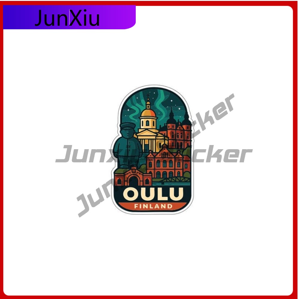 Oulu Finlandia Città Decalcoma - Sticker Luggage Decorative recensione e prezzo