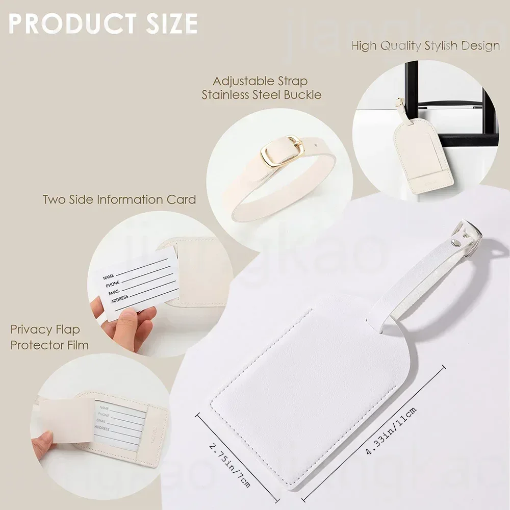 Etichetta per bagagli in PU pe - Travel Accessories List recensione e prezzo